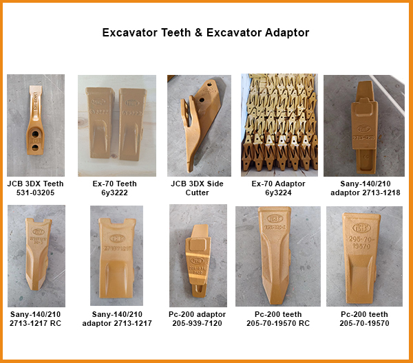 Excavator Teeth & Excavator Adaptor